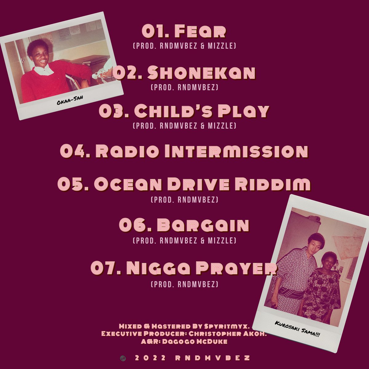 RNDMVBEZ's tweet photo. 🔊🔊 My sophomore EP “RNDMVBEZ: Friday Night Radio” is scheduled for release 23rd Sept. If you were a part of creating this be proud cuz we made magic 💫✨🖤 https://t.co/8MtjLQrJbI