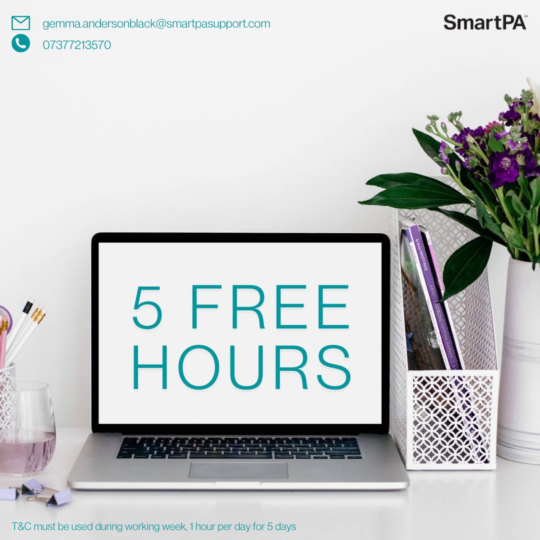 BlackSmartpa's tweet photo. 📢❗️SEPTEMBER GIVEAWAY❗️ 📢

I am giving away 5 free hours of admin/personal assistance services to allow people the freedom of trying without being tied in to a contract. 

All you have to do is…

👍🏻 Like
👩🏻 Tag a friend
📲 Retweet this post https://t.co/N1Uz40Yzeb
