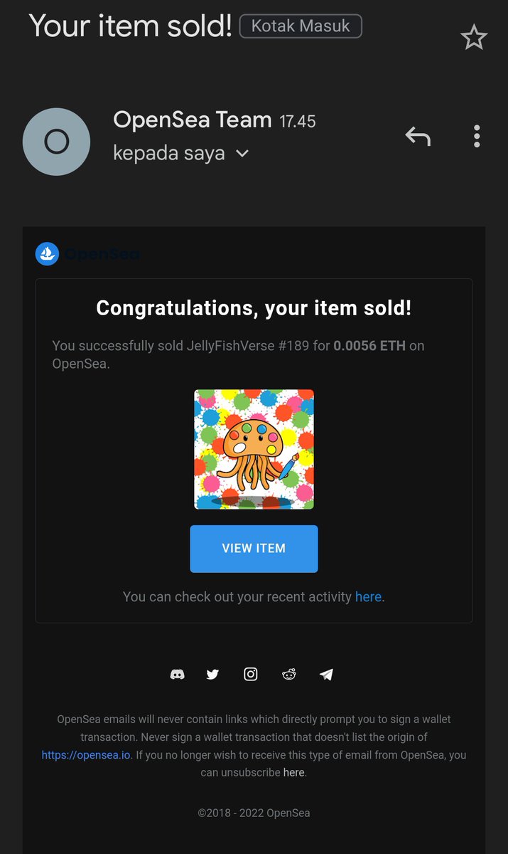 jellyfishverse's tweet photo. jellyfishverse #189 has been sold.
Big thanks to @Randocatss for adopting 🥰😭
Thank you for your support &amp; welcome to jelly family 🥰❤️😍

#NFTCommunity #NFTs #nftart #nft #opensea #nftcollector #jellyfishverse https://t.co/gQncIZ6Up9