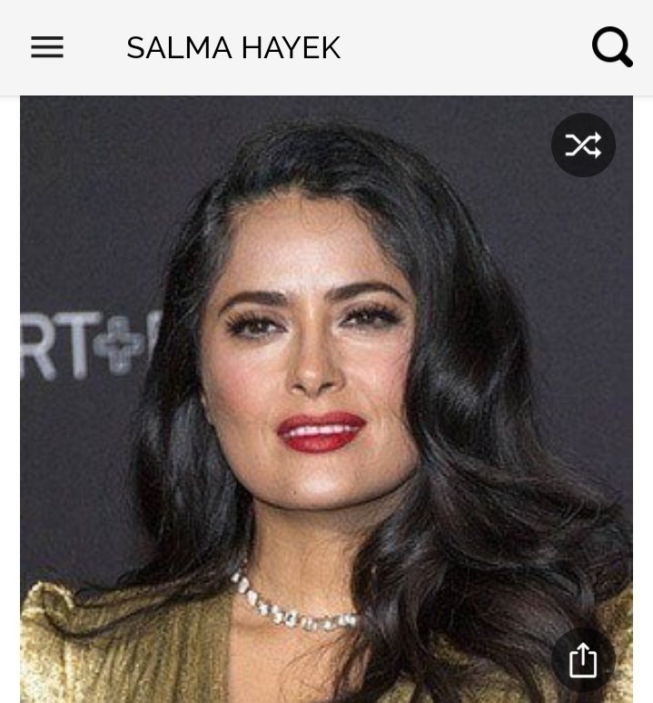 Happy birthday to this great actress.  Happy birthday to Salma Hayek 