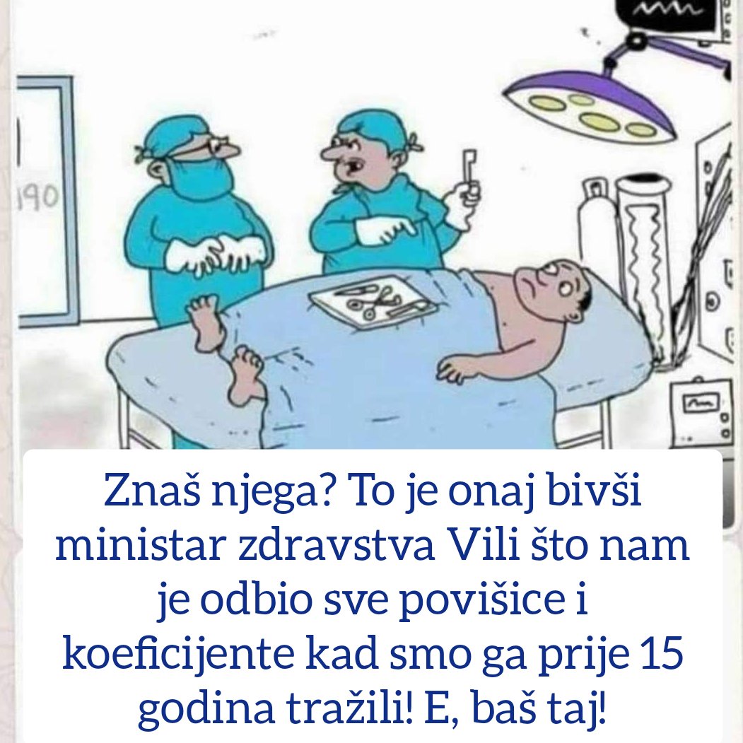 Hoće li ga (<a href="/ViliBeros/">Vili Beroš</a>) za 15 godina biti sram ako nije već sada? Neće! Kao što nije sram ni njegovih prethodnika koji su sustavno uništavali javno zdravstvo koje i danas postoji jedino zahvaljujući trudu i radu koji srčano obavljaju liječnici i Medicinske sestre! 💙😭👎