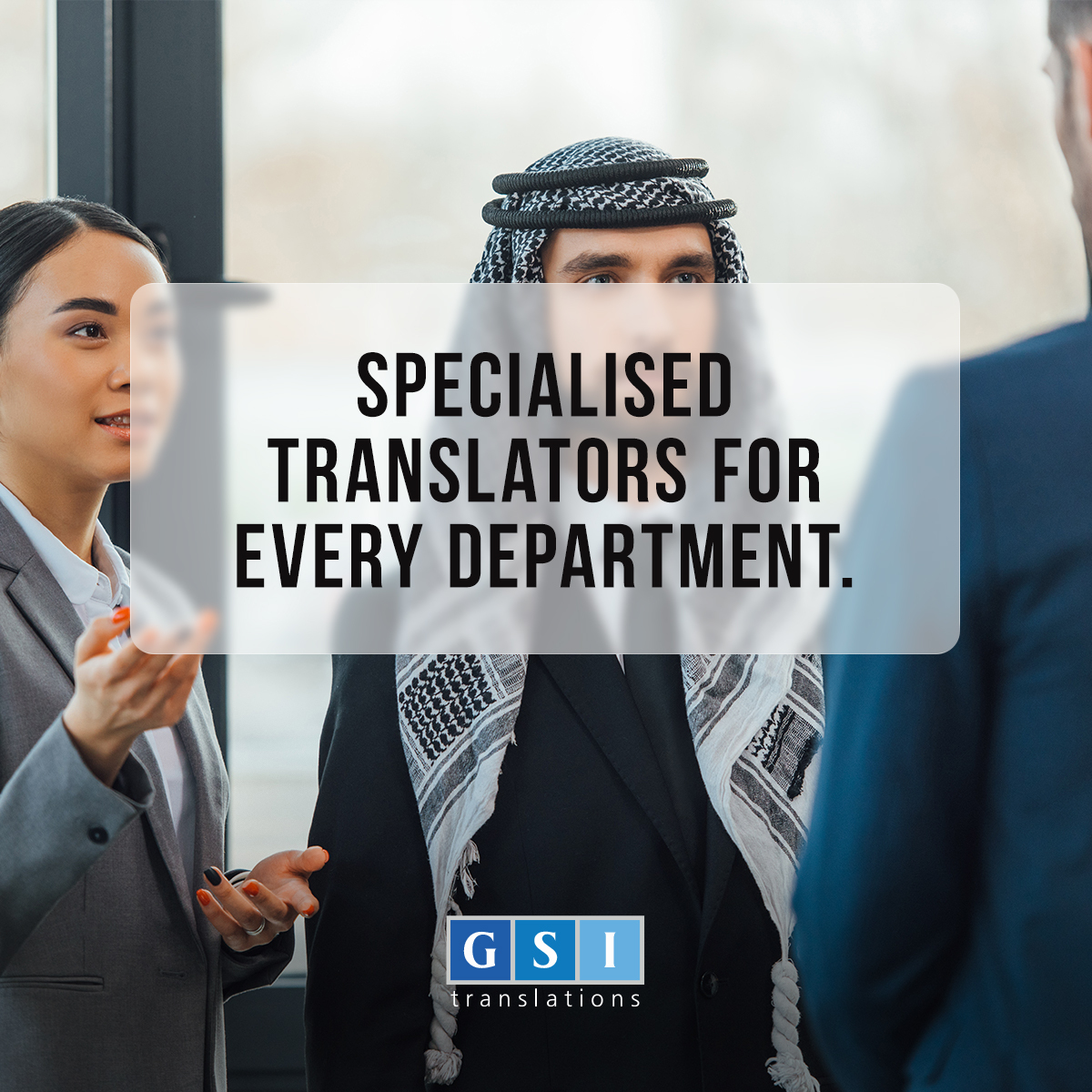 🔹 With our professional translators with at least 5 years of experience, we offer high quality translation services. 

 Contact us to get a quote: 
📞 +442031516848
📧 office@gsitranslations.com
🌐 gsitranslations.com