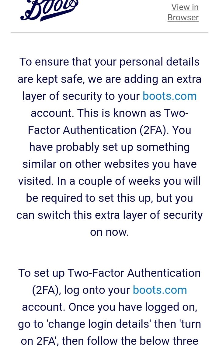 GardenerSpike's tweet photo. Getting too techy, wanting more details. Guess I'll be deleting my @BootsUK account. #control #myprivacy #digitalID https://t.co/8ZsLrqMRRA