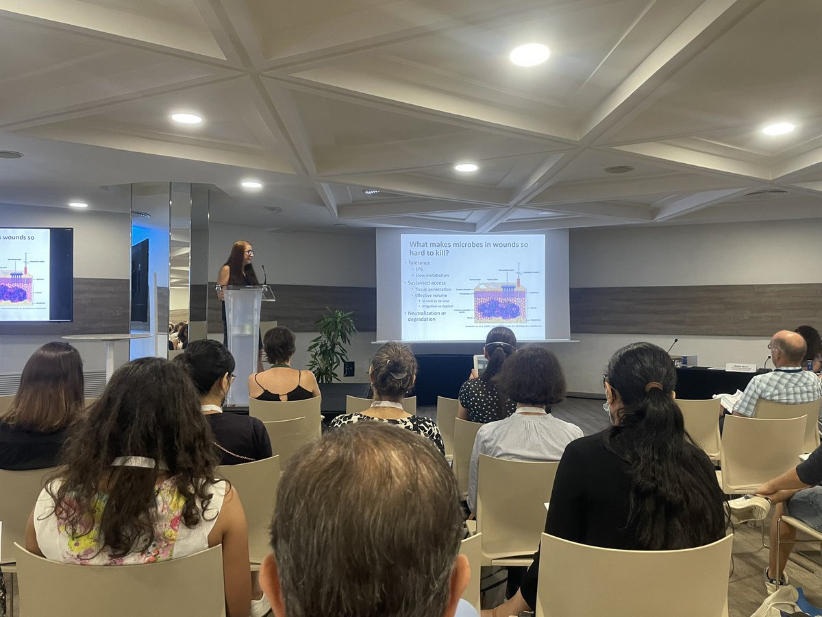 Excellent lecture from <a href="/KendraRumbaugh/">Kendra Rumbaugh</a> about what we (don’t) know about biofilms, giving chronic wound infections as an example <a href="/EBF2022/">Eurobiofilms2022</a>