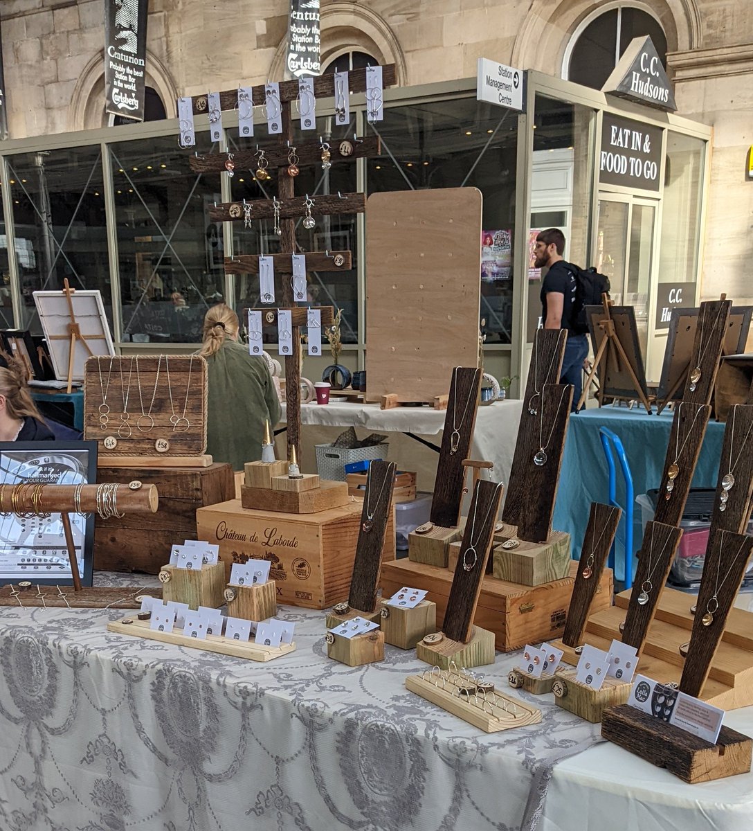 Well, it's been a while! Back at Newcastle Central Station today with @tinshedarts for the first Friday Arts Steamer. Not gonna lie it's a bit quiet so far 😟 so hoping for a busier afternoon. Help spread the word, or even better, head on over if you can!