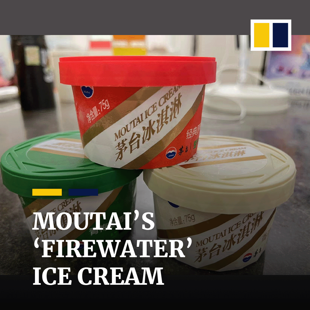 Chinese liquor brand Moutai has launched its first baijiuinfused ice