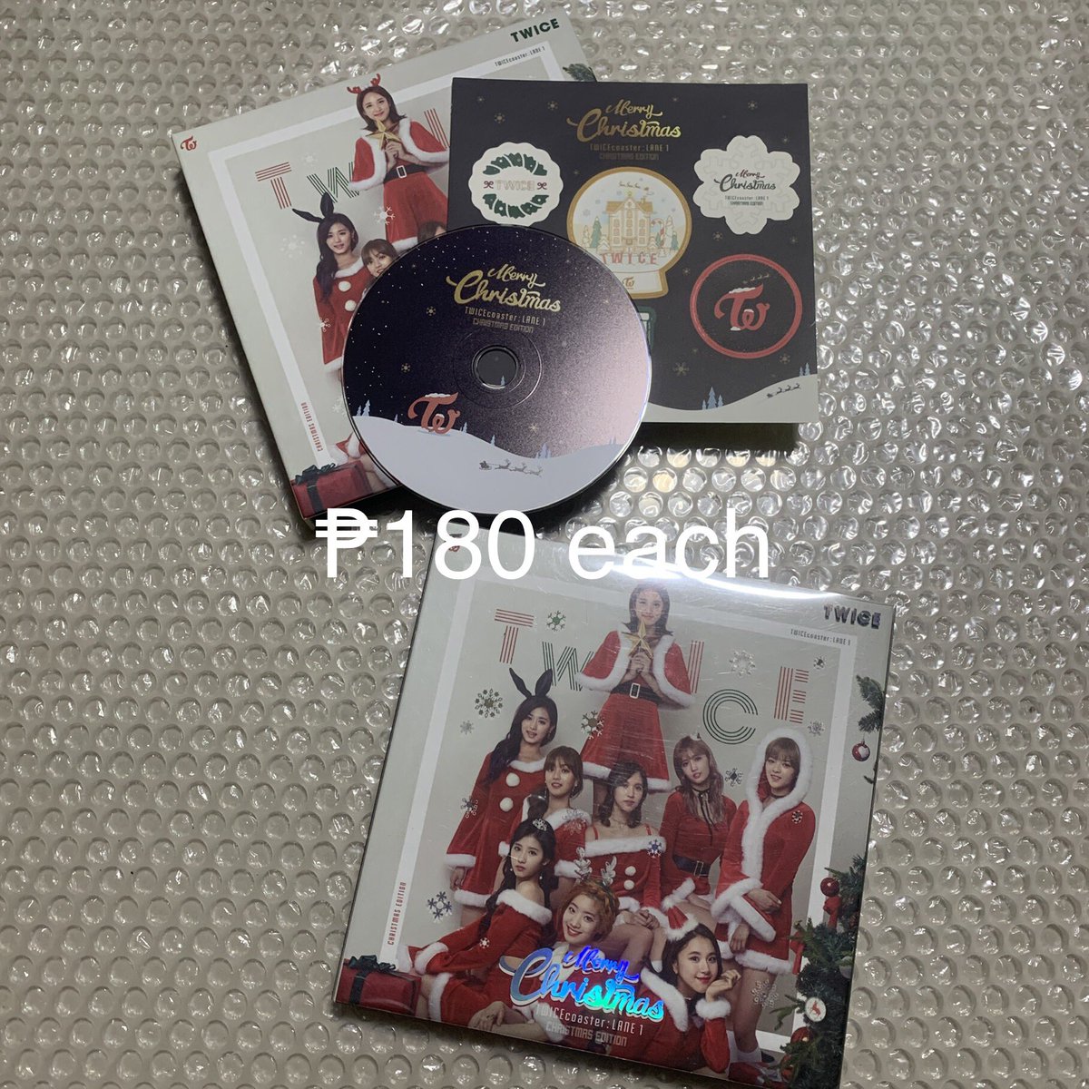 mimoyeons's tweet photo. wts lfb twice ph

yes or yes &amp; merry and happy albums - ₱180-₱200

see pics for inclusions

dm to claim 

dop: 5 days
mod: sco ggx sdd https://t.co/GLzcMOAypk