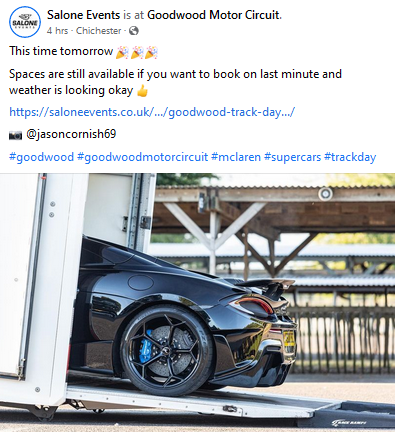 Classic Race Simulators (@classicracesim) on Twitter photo If you've got time tomorrow, love #GoodwoodMotorCircuit and #supercars, pop along between 9 am to 5 pm for this terrific #TrackDay. FREE TO SPECTATE <a href="/EventsSalone/">Salone Events</a> <a href="/VisitSussex/">VisitSussex</a> <a href="/GoodwoodMC/">GoodwoodMotorCircuit</a> More info here: saloneevents.co.uk/track-days/ If you've got time tomorrow, love #GoodwoodMotorCircuit and #supercars, pop along between 9 am to 5 pm for this terrific #TrackDay. FREE TO SPECTATE <a href="/EventsSalone/">Salone Events</a> <a href="/VisitSussex/">VisitSussex</a> <a href="/GoodwoodMC/">GoodwoodMotorCircuit</a> More info here: saloneevents.co.uk/track-days/