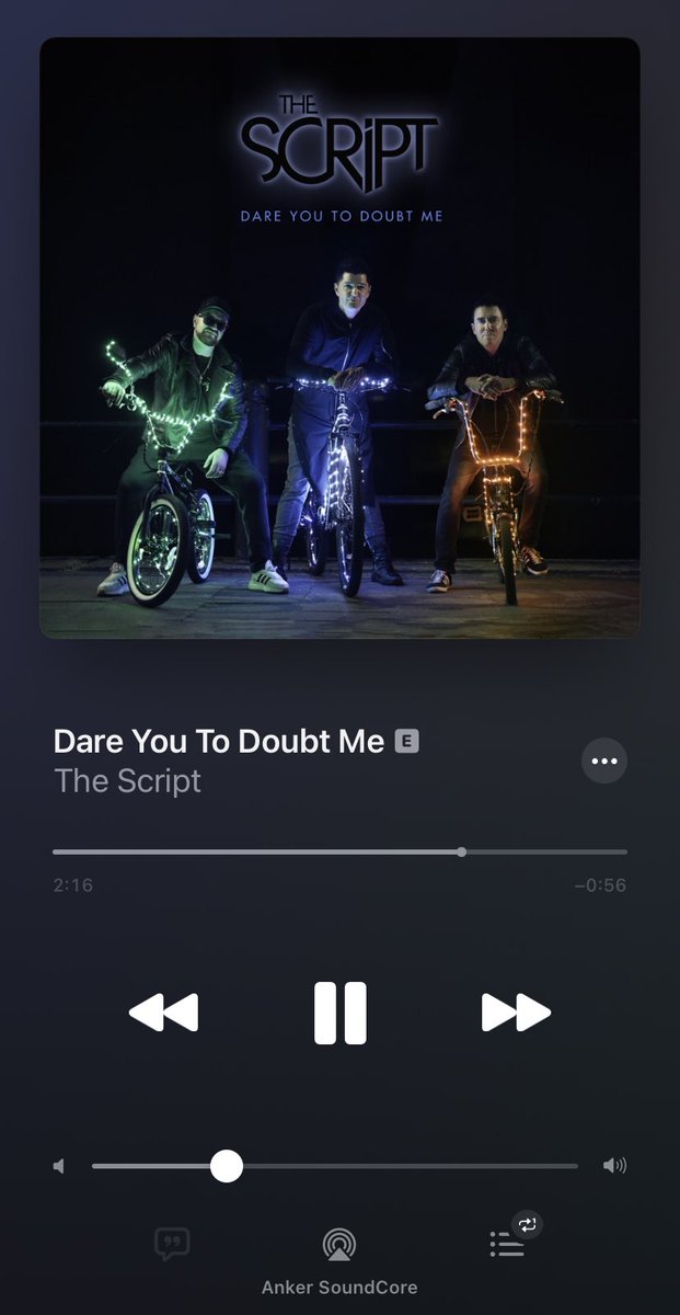Love love love this!! Fab start to the weekend! 😁 Cannot wait to hear this live again 🙏🏻 #DYTDM #tune #NewMusicFriday #weekendvibes #thescript
