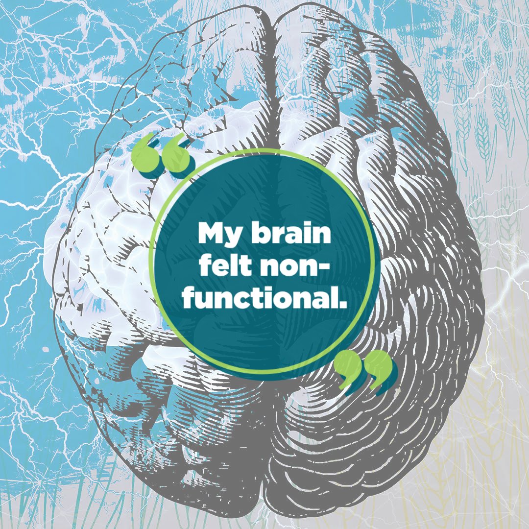 Too many #celiacdisease patients struggle with brain fog and other debilitating neurological and psychological symptoms—that's why we're funding groundbreaking research into the topic. 

Help us uncover how gluten affects the brain by giving today at: hubs.li/Q01ln2tT0