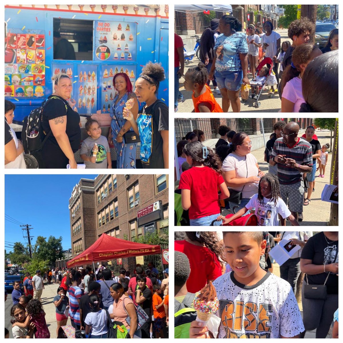 Families of Watters School 24 came out to Get The Scoop on the 2022-2023 school year. Dr. Barnes and Mrs. O’Callaghan welcomed families, distributed book bags, uniforms, and parent handbooks. We can’t wait to welcome everyone back next week!