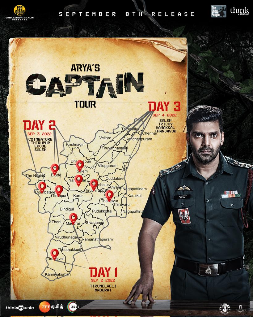 SinDayal's tweet photo. 6 days for captain to reach all theatres! Until then, #TeamCaptain is doing the rounds 😀 #CaptainParade https://t.co/qFTdP9chTs