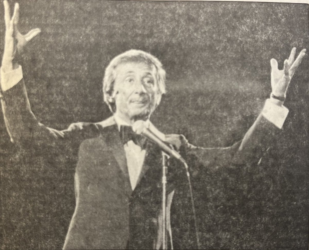 CraigSemon's tweet photo. If you see #CharlieCallas’ disembodied spirit lurking around the #DCUCenter today, thank him for warming up the opening night #Centrum audience before #FrankSinatra walked on the stage. Who knows? If the veteran comedian didn’t, the night might have been a disaster #CentrumAt40 https://t.co/VU0RqJG7Vp
