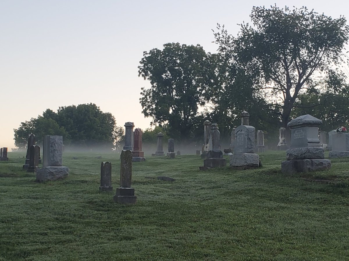 The_Riverlands's tweet photo. Early morning walks in misty cemeteries. #theriverlandspodcast https://t.co/DqIaBoxLAt