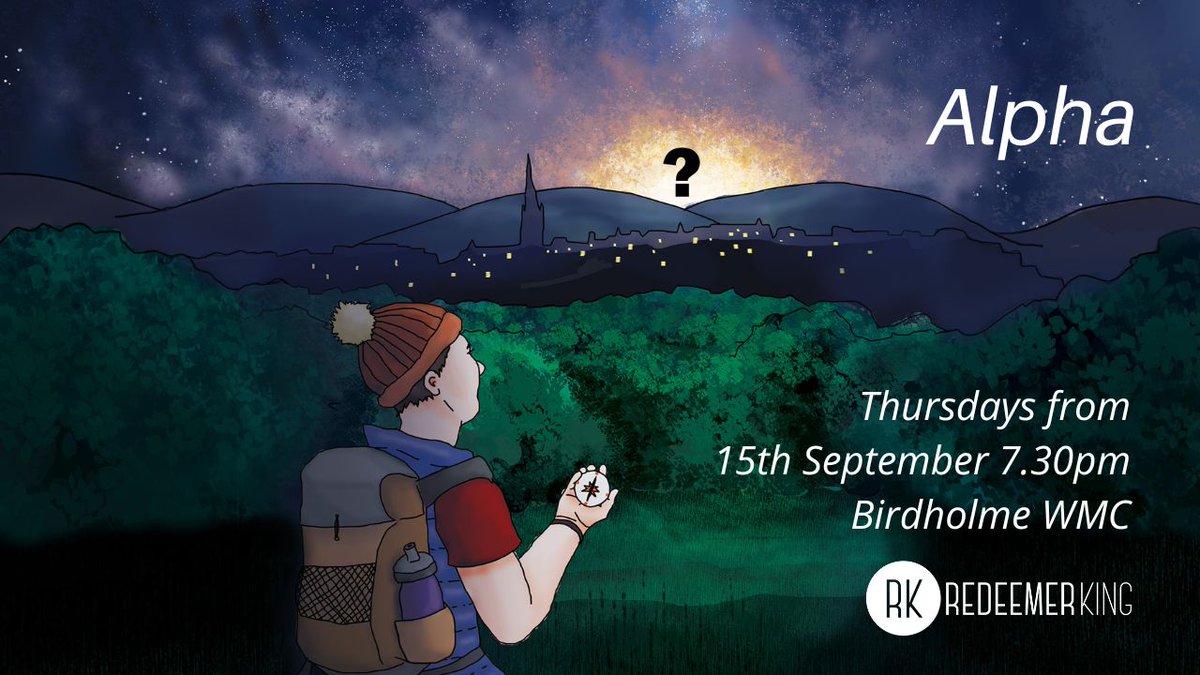 Our Alpha Course starts on 15th September - here's Rich to tell you more youtu.be/gAkS6sqmuBk
For more information or to sign up visit: redeemerking.com/alpha
