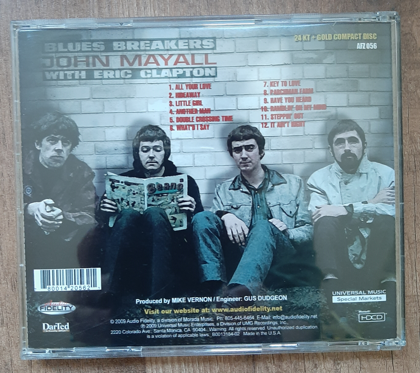 CorCornelissen's tweet photo. Vandaag #JohnMayall & the Blues Breakers with #EricClapton gekocht op #AudioFidelity.
Kartonnetje ontbrak. Zat in de bak '3 voor 10 euro'.
@touwell, heb ik te veel betaald? 🤔 https://t.co/f5iR6xZwcq