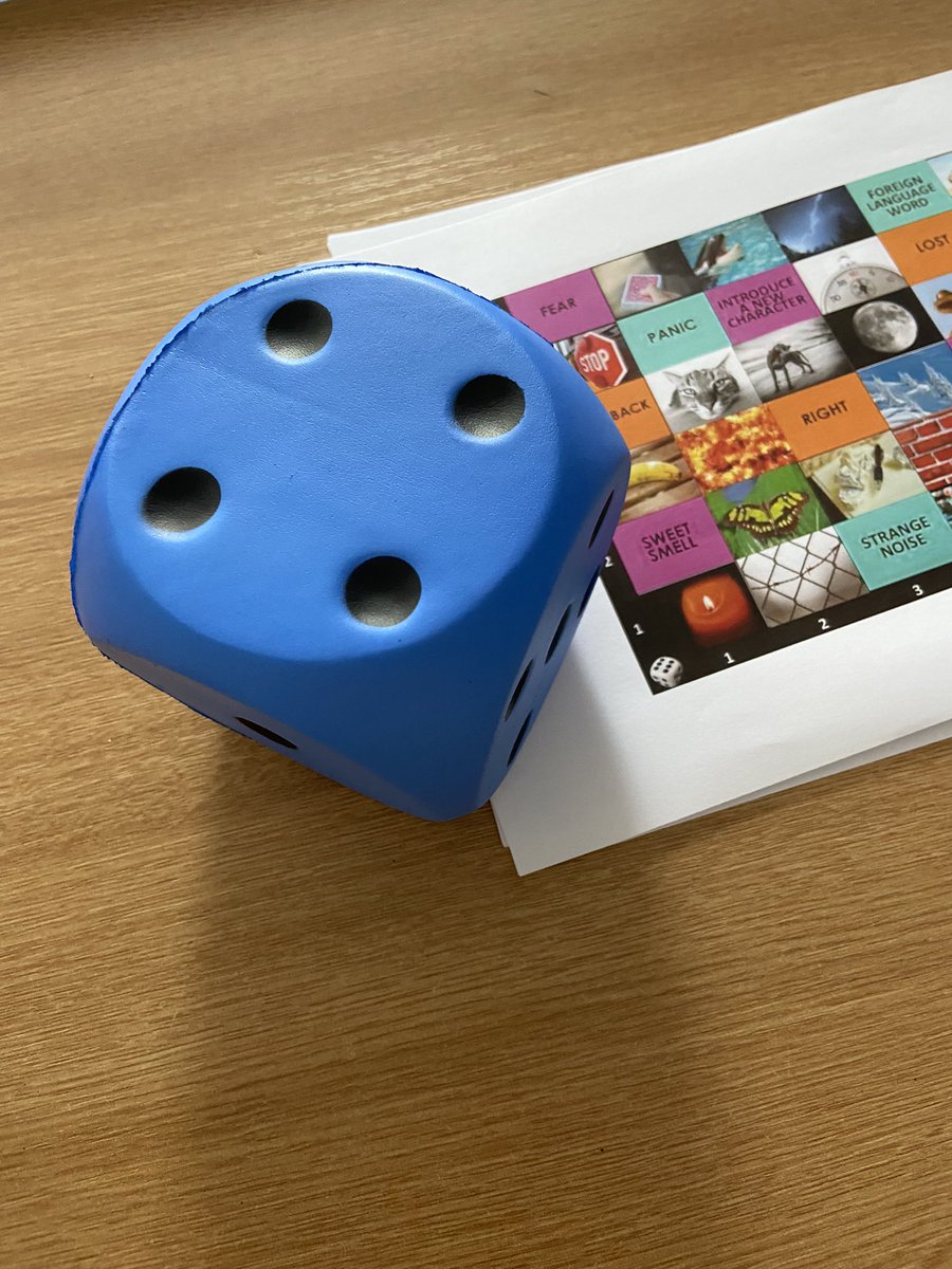 PPSEnglish1's tweet photo. So lovely to meet our new Year 7 pupils today and play this fantastic creative writing game with them! 🎲 https://t.co/Xh3wcDAM4B