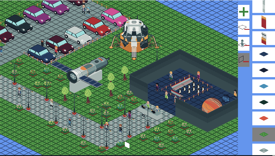 TShelfman's tweet photo. Played some of @Skeffles new museum game demo. Very cool stuff! Excited to watch it grow๐
Here's my "Penguins watching the planets"-museum. It's beautiful, I know
https://t.co/QVE7krtnuW https://t.co/sAlfK0f2GV