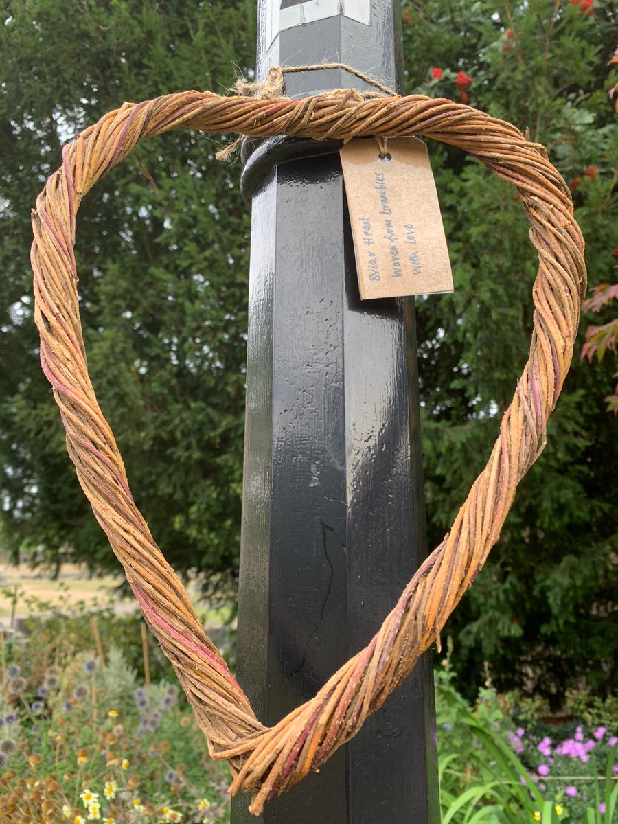 How lovely that someone left this beautiful Briar Heart in the Garden today as a thank you to the Garden Team :)

Thank you to our mysterious benefactor!

<a href="/MuseumGardens/">York Museum Gardens</a> <a href="/YorkshireMuseum/">Yorkshire Museum</a>