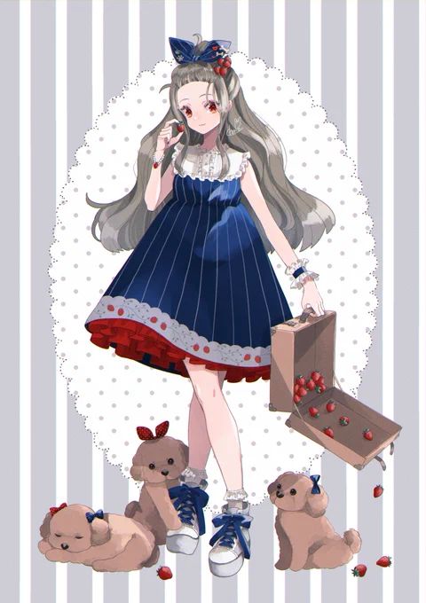 strawberry&amp;dogs#illustration #イラスト #創作 