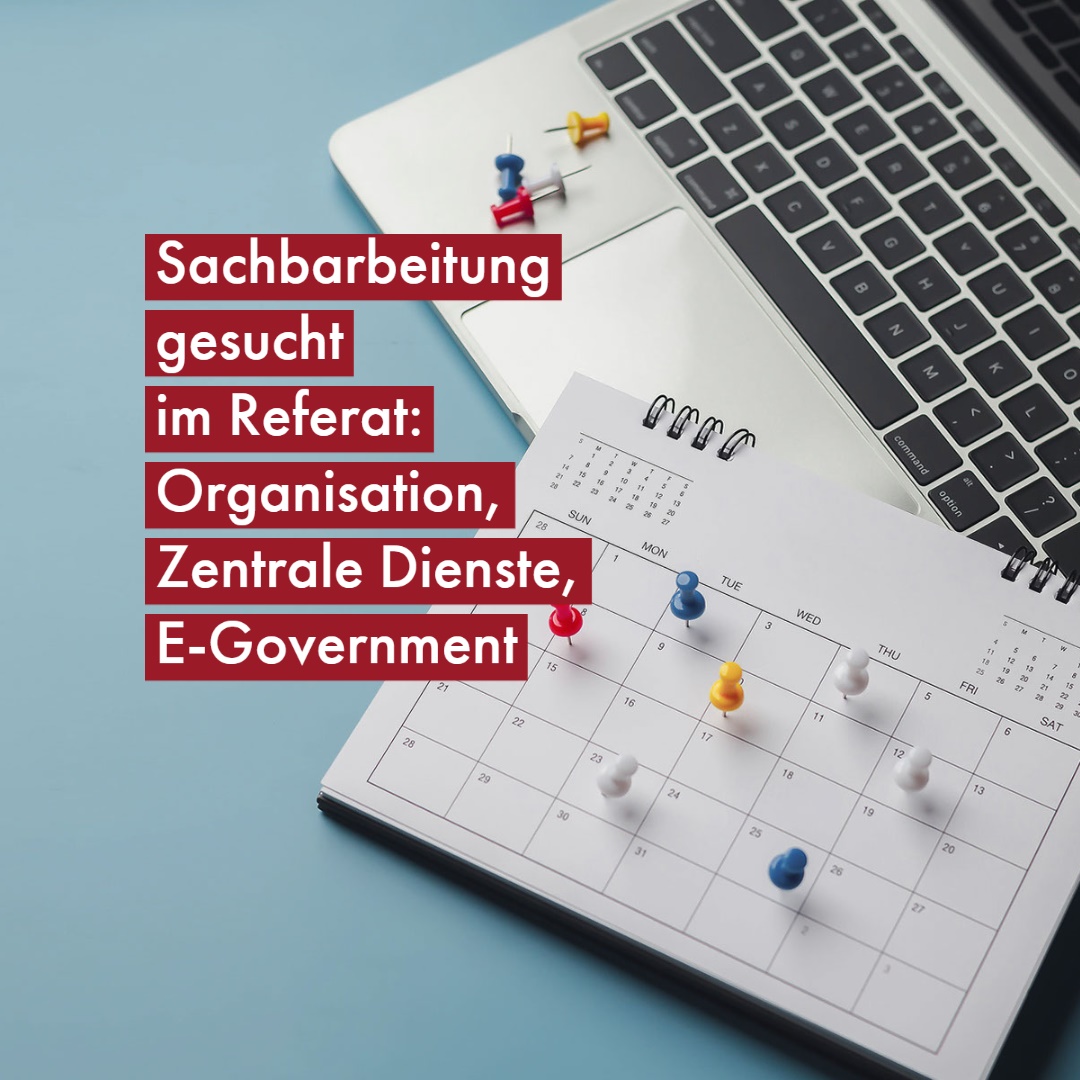 Im MFFKI ist ab sofort eine Teilzeitstelle unbefristet in der Abteilung „Zentrale Aufgaben“, Referat „Organisation, Zentrale Dienste, E-Government“ zu besetzen als Sachbearbeitung.

Weitere Informationen unter: s.rlp.de/p2o2Y
#stellenanzeige #karriere #rheinlandpfalz