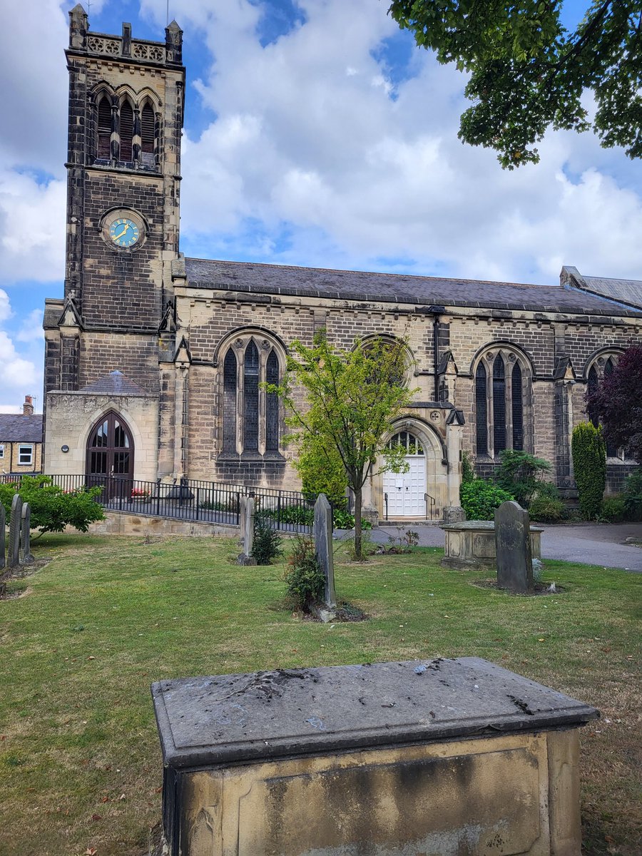 Can't resist a church and graveyard! Out and about speaking to #Wetherby #U3A Good to see such an interested and lively group still active post-covid.