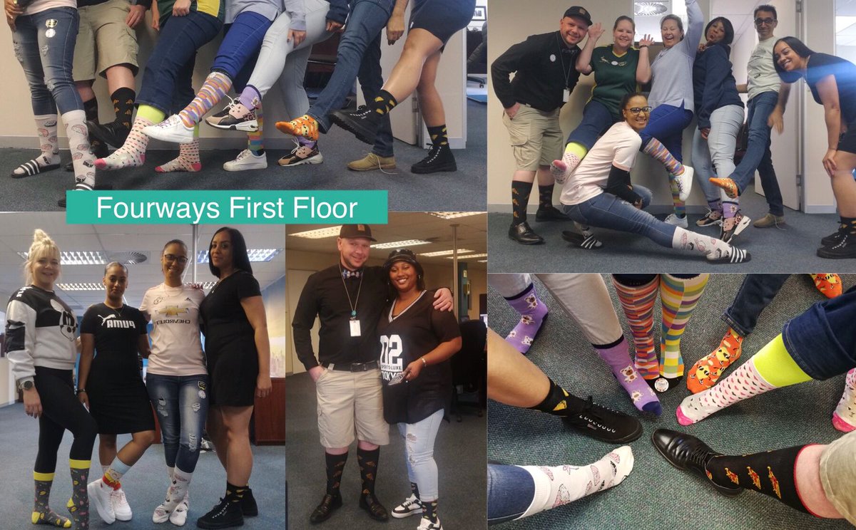 WhitfieldsGroup's tweet photo. On behalf of the Ann Harding Cheshire Home @PNASouthAfrica #RockYourFunkySocks, we would like to thank our staff for their kind contributions towards these meaningful charities. Working together to make South Africa a better place for all. #WhitfieldsCares #bettertogether https://t.co/Q4wTvNiLbE