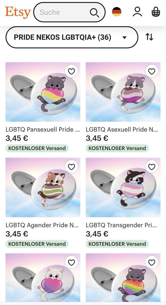 Hidekos_Artwork's tweet photo. Endlich alle Pride Nekos auch als Buttons und Magnete 🌈❤️🌈
https://t.co/qB9Ftrxb05

#prideneko #pridemonth #lgbtq #lgbtqia #lgbtqiapride #hidekosnekos #kawaiistationery #japanlover #otaku #otakuworld #weeb #kawaiineko #mangaart #manga #animeart #anime #pridecat #happypride #art https://t.co/OLXGfGNPB8