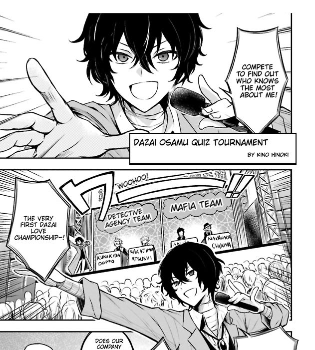 when dazai made a quiz tournament to see who knew him better and wrote a haiku about chuuya but chuuya thought it was about kenji ๐ญ