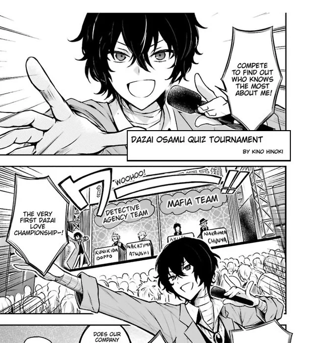 when dazai made a quiz tournament to see who knew him better and wrote a haiku about chuuya but chuuya thought it was about kenji 😭 