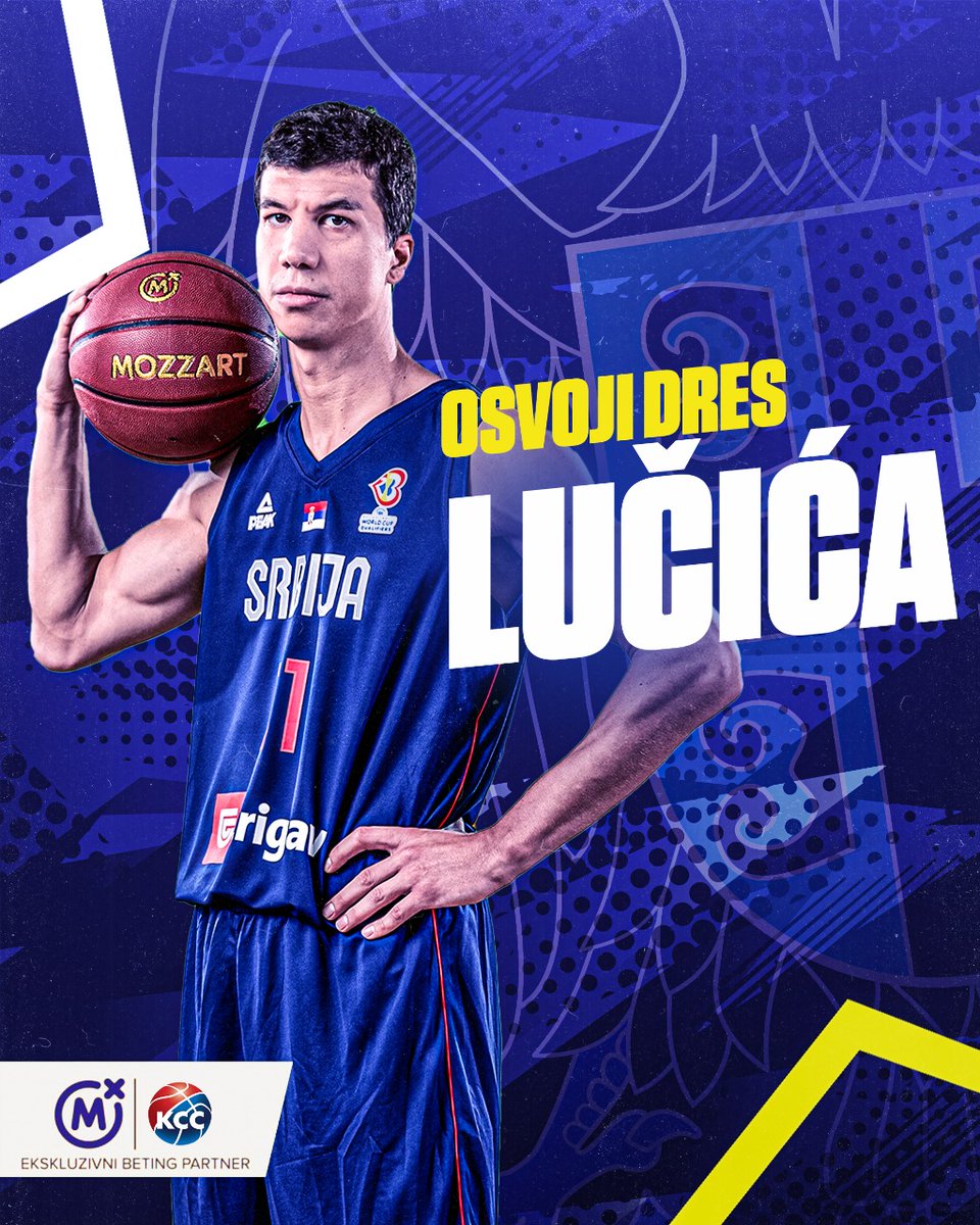🇷🇸🏀Osvoji Lučin dres🇷🇸🏀

Sve što je potrebno je da:

• pratiš <a href="/MozzartBet/">Mozzart Bet</a> ✅

• retvituješ ovu objavu uz quote 🔁

 • prognoziraš koliko će Lučić imati poena i skokova protiv Holandije