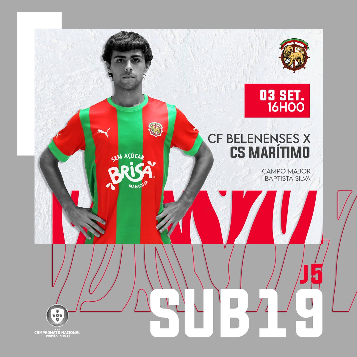 🟢🔴 Amanhã é 𝐝𝐢𝐚 de 𝐣𝐨𝐠𝐨 para os #JunioresCSM

🗣👏 Deixa a tua mensagem de apoio aos Leões do Almirante Reis