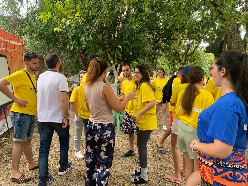 UNDPAlbania's tweet photo. How can youth contribute 2 advancing human rights,help create a gender-equal society&amp; have a voice in addressing societal challenges?
Students &amp; CSO activists had a lively discussion during a youth camp organized by National Youth Agency&amp; supported by UNDP&amp;partners 
@bora_muzhaqi https://t.co/p6r4OG9nSF