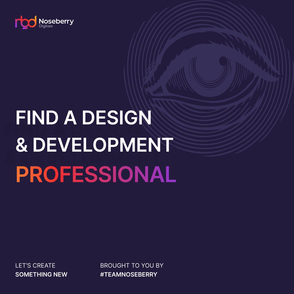 noseberrytech's tweet photo. Find a Design &amp; Development Professional

We offer...

- Design
- Development
- Digital Marketing
- Support &amp; Maintenance

#brand #branding #marketing #marketingdigital #nbd #agency #agencylife #digitalmarketing #digtalmarketingagency #trending #service #development  #modi https://t.co/zBh205JQEh