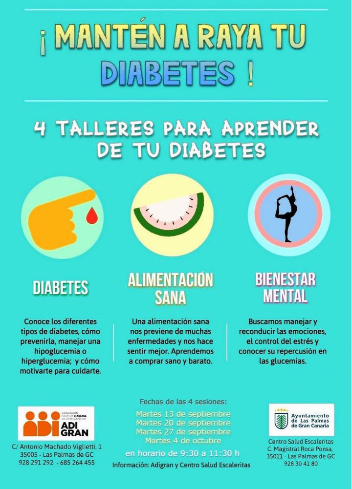 EscaleritasCS's tweet photo. No te pierdas nuestro talleres en el centro de salud de Escaleritas https://t.co/BNmpDTqQvw