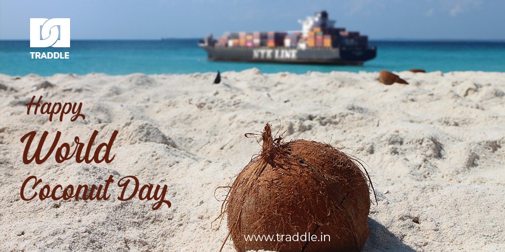Let’s pray for a better business year ahead to the God of the sea and celebrate World Coconut Day.

Be like coconut, soft internally and externally be strong. 

#coconut #WorldCoconutDay #agriculture #agribusiness #fruits #Trade #business #Exports #Indonesia #india #Philippines