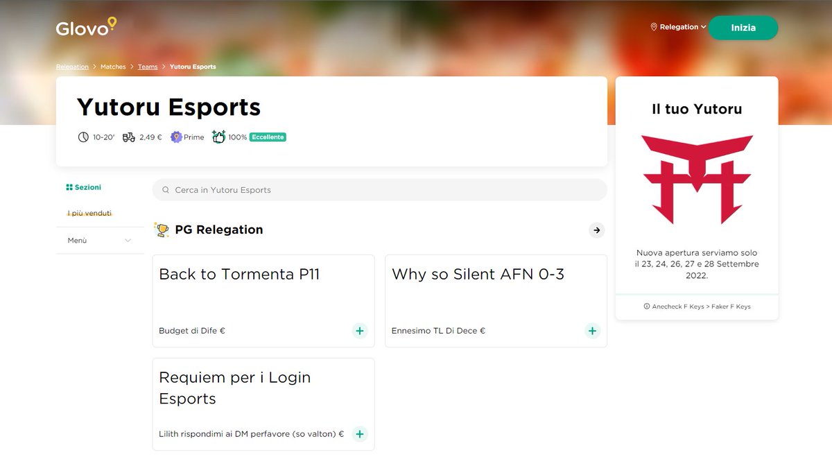Ready to Serve our League of Legends New Menù, be ready for our restaurant opening