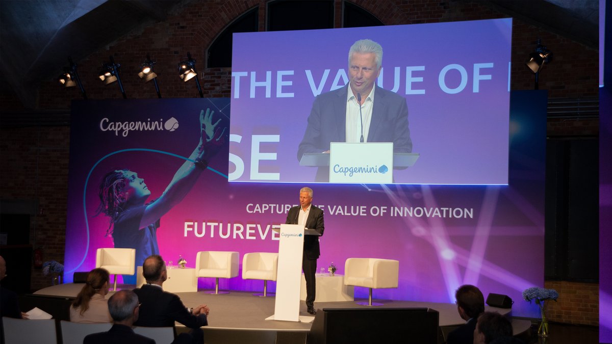 aiman_ezzat's tweet photo. Last night we brought the Futureverse to our clients &amp; partners in Berlin. Onsite the appetite for #innovation was palpable and I'm proud of the capabilities that our teams shared around autonomous driving, quantum computing, digital twin, metaverse, and sustainability by design. https://t.co/cXCzsoZw33
