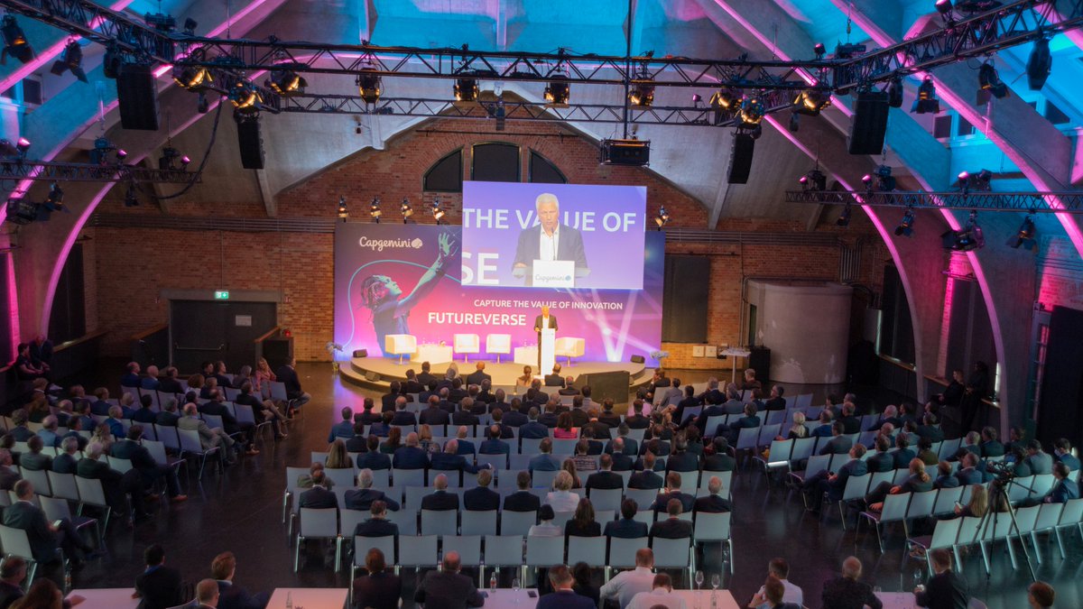 Last night we brought the Futureverse to our clients &amp; partners in Berlin. Onsite the appetite for #innovation was palpable and I'm proud of the capabilities that our teams shared around autonomous driving, quantum computing, digital twin, metaverse, and sustainability by design.