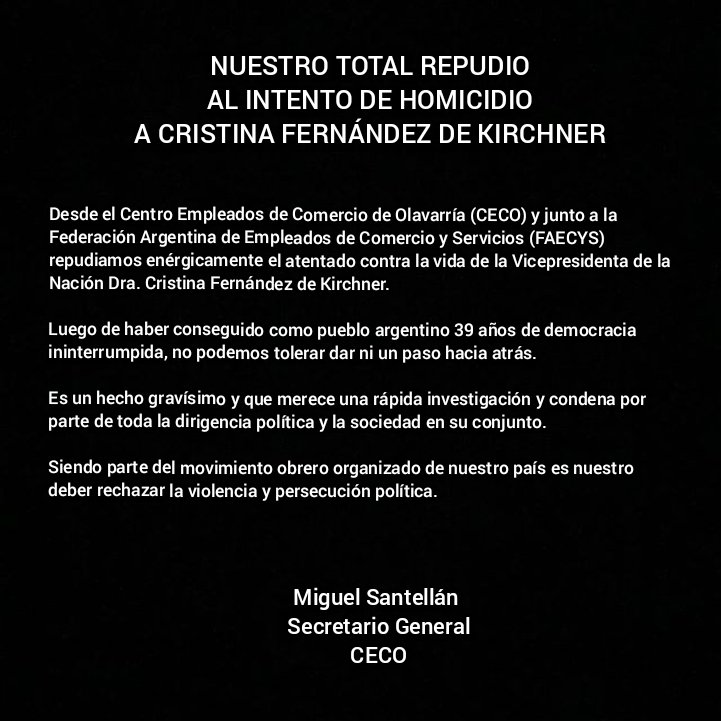 ceco_olav's tweet photo. Adherimos al feriado y estan cerrada las totalidad de nuestras dependencias https://t.co/drf3WppUvR