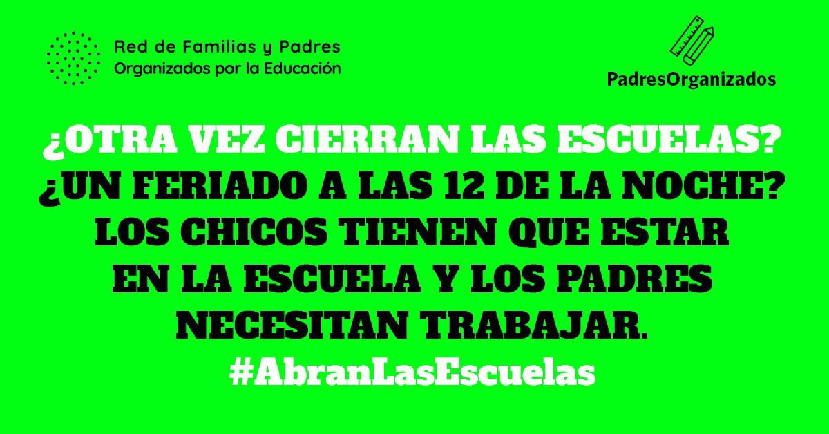 La educación nos aleja de la violencia. #AbranLasEscuelas