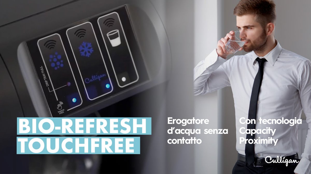 Back to #city . Back to #work ! E lo facciamo in tutta #sicurezza con l'erogatore d'acqua perfetto per #aziende e #uffici!

Bio-Refresh Touchfree eroga #acqua senza contatto. Scopri i vantaggi o richiedi un preventivo senza impegno: rebrand.ly/d3disna

#culligan #water