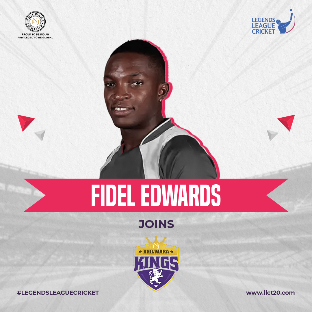 The Windies legend @EdwardsFidel will be playing for #BhilwaraKings in #LLCT20. #LegendsLeagueCricket #BossLogonKaGame #BossGame #BhilwaraGroup