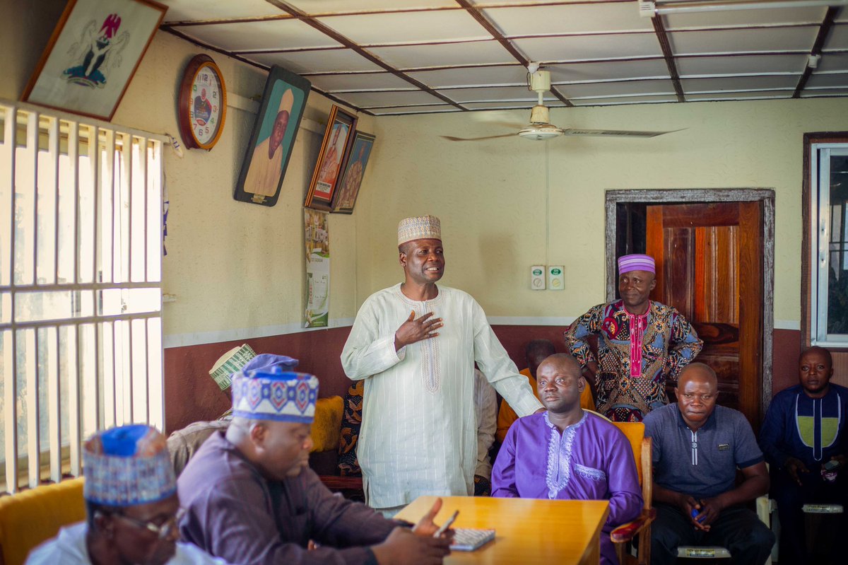 MuktarShagaya's tweet photo. As part of our consultation and courtesy visit series, I was at the secretariat of Association of Master Bakers of Nigeria, Kwara State Chapter, under the leadership of the state chairman, Alhaji Abdulfatai Akano (Alaba Bread). https://t.co/FDDRXEwLuX