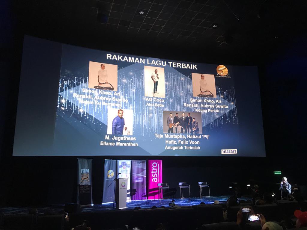 Best Engineered (2 for songs, 1 for Album). Along with Simon Khoo and Ari Renaldi, making a ‘live’ recording sound like a studio album was no easy task. Well done, my friends. Let’s do it again, someday!