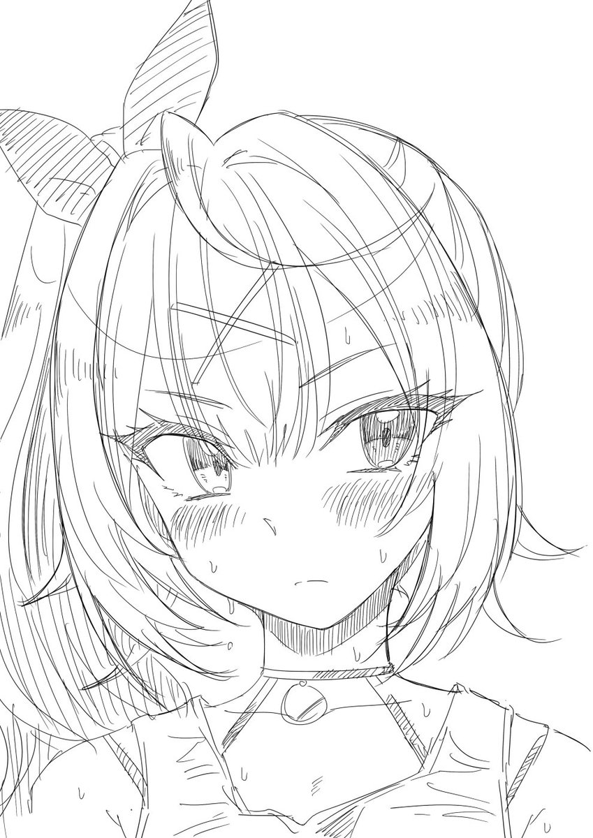 顔を可愛く描けるようになりたいから練習するぞ! 57 