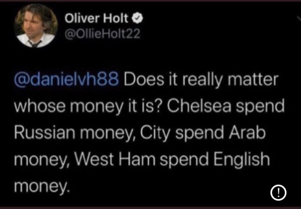 <a href="/OllieHolt22/">Oliver Holt</a> Gonna post this until you acknowledge your own hypocrisy, you clown.