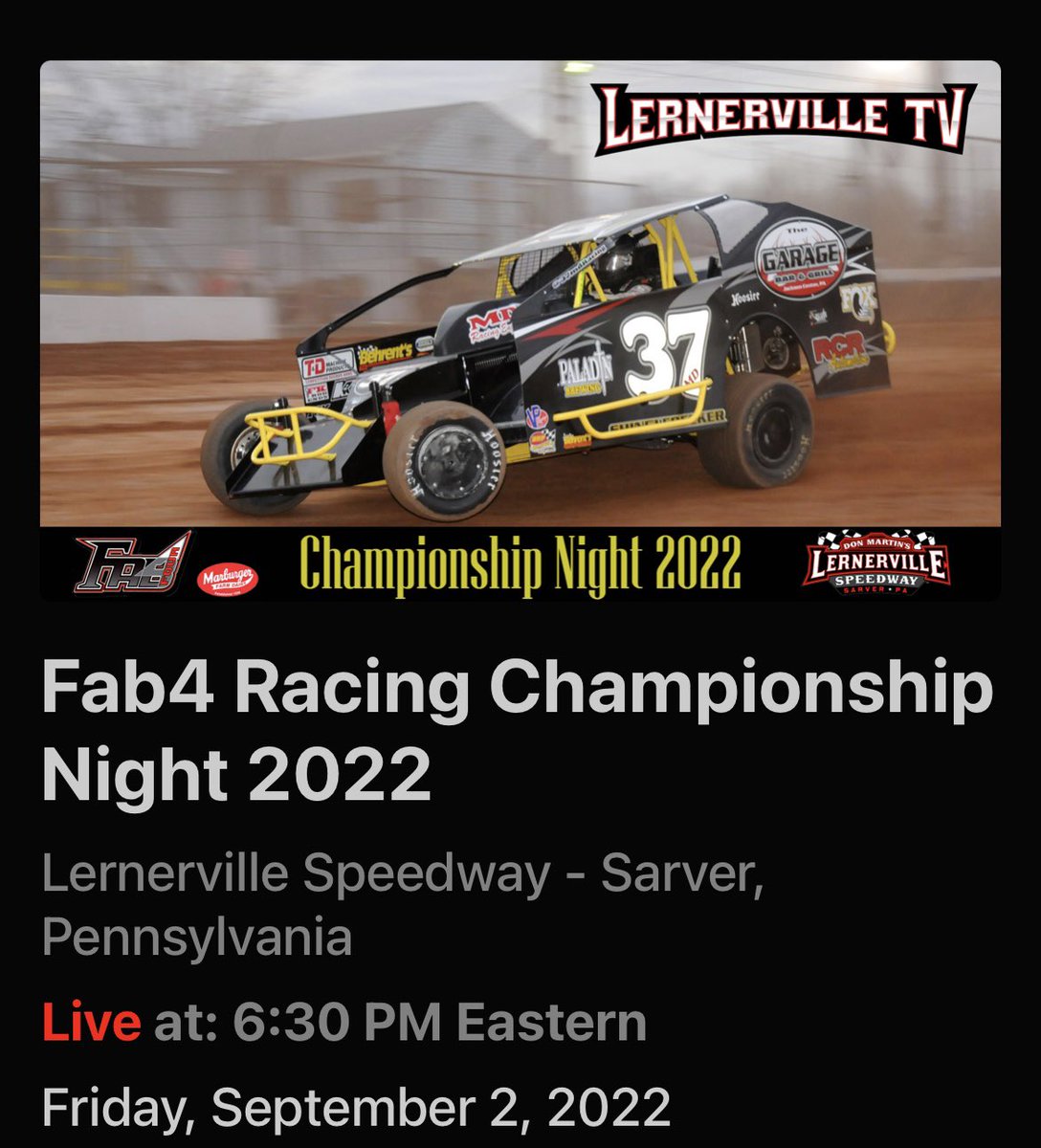 Who will claim these? 

🏆🏆🏆 

👑👑👑

Watch it all unfold tonight on Lernerville.TV
