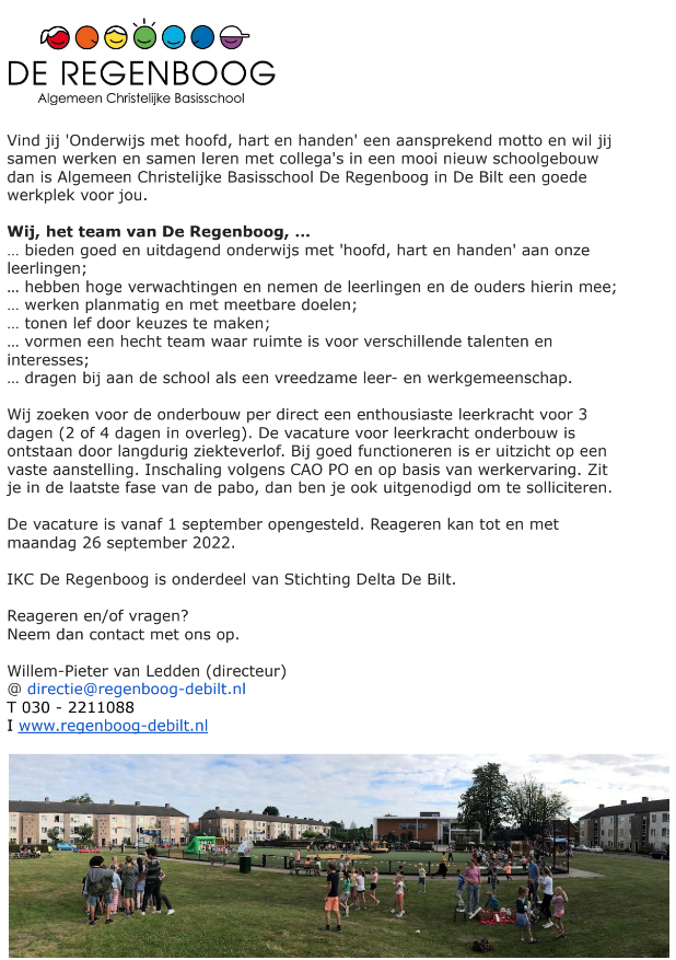BS De Regenboog tweet media