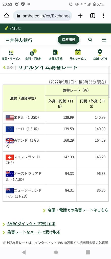 popsunjp's tweet photo. 劇的瞬間。ユーロと米ドルがＴＴＳで同額になっとる。#円安　#クライシス https://t.co/bNx0yDXw6H
